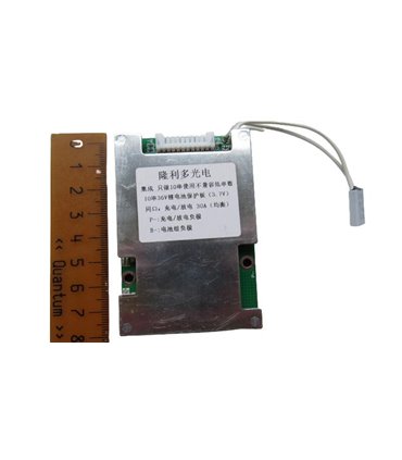 Плата контроллер аккумулятора BMS LiIon 10S 36V разряд 30A заряд 30A (17656)