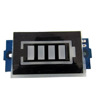 Индикатор аккумулятора 12V Li-Ion 3S 11.1-12.6V синий (17583)