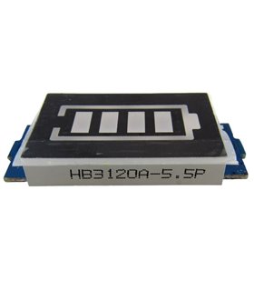Индикатор аккумулятора 12V Li-Ion 3S 11.1-12.6V синий (17583) Индикатор аккумулятора 12V Li-Ion 3S 11.1-12.6V синий (17583)