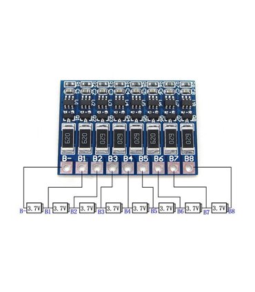 Балансир активный для LiIon аккумуляторов 8S 4.2V (17808)