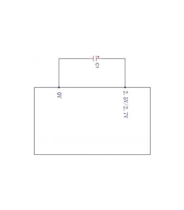 Плата защиты суперконденсатора ионистора 2.7V 500F (11639)