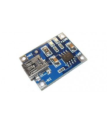 Модуль заряда Li-Ion аккумуляторов TP4056 mini USB (10531)