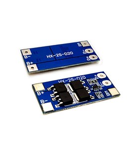 Плата защиты BMS LiFePo 2S 6.4V 13A (18205) Плата защиты BMS LiFePo 2S 6.4V 13A (18205)