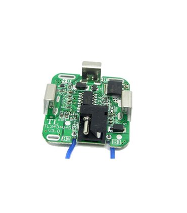 Плата для аккумулятора шуруповерта BMS Li-Ion 4S 14.4V 30A (16508)