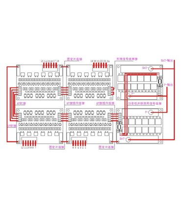 Плата BMS литий-титанат LiTo 48V 24S 50A разряд 5A заряд (14849)