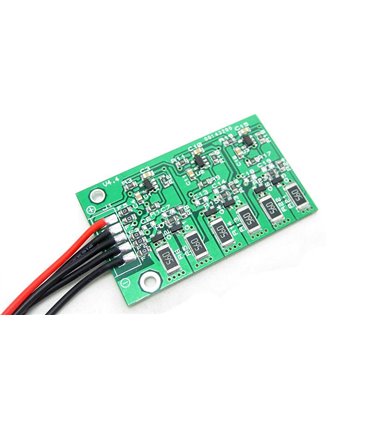 Пасивный балансир для литиевых аккумуляторов LiIon 4 елементов (16110)