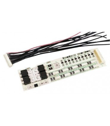 Контроллер защиты аккумулятора BMS Li-Ion 10S 36V 25A (15436)