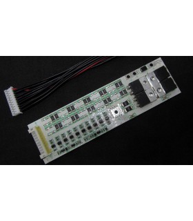 Контроллер защиты аккумулятора BMS Li-Ion 10S 36V 25A (15436)