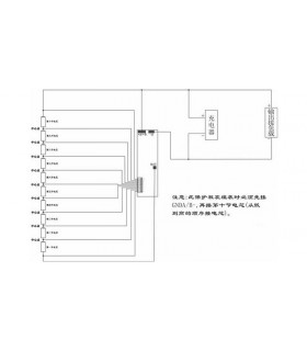Контроллер защиты аккумулятора BMS Li-Ion 10S 36V 25A (15436)