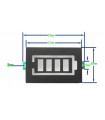 Индикатор заряда литиевой батареи Li-Ion 7S 24V 29.4V (16316) Индикатор заряда литиевой батареи Li-Ion 7S 24V 29.4V (16316)