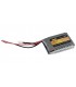 Аккумулятор квадрокоптера LiPo 7.4V 70C 1500mah 2S JST 98г 65*43*16мм (16026)