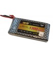 Аккумулятор квадрокоптера LiPo 7.4V 70C 1300mah 2S JST 73г 70*34*15мм (16027)