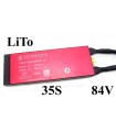 Плата защиты балансир BMS литий титанат аккумулятора LiTo 35S 84V 80A (14980) Плата защиты балансир BMS литий титанат аккумулятора LiTo 35S 84V 80A (14980)