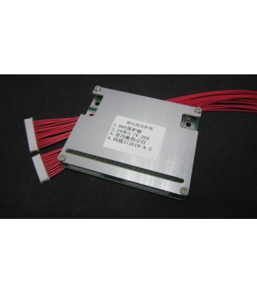 Плата защиты аккумулятора с балансировкой BMS LiIon 24S 88V 40A (16146)