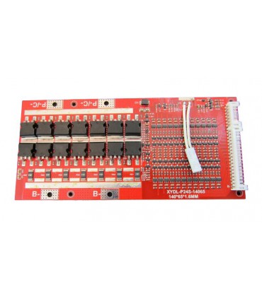 Плата защиты аккумулятора железо-фосфат LiFePo 24S 72V 60A (16906)