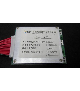 Плата защиты аккумулятора BMS Li-Ion 48V 13S 20A (16378)