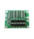 Плата защиты BMS с балансировкой для Li-Ion 4S 40A (17932)
