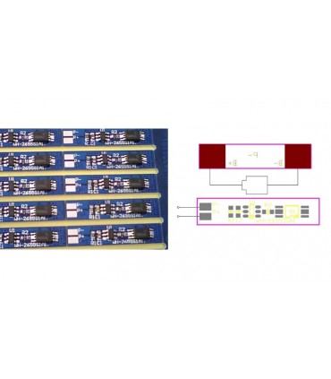 Плата защиты заряда разряда BMS 1 x LiFePo 3.2V 2A (11908)