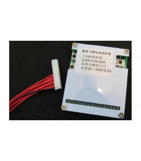 Контроллер защиты заряда разряда BMS 8S LiFePo 24V 40A (14699)