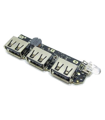 Плата контролер павер банк Power Bank 5V 2A 3*USB PCB (15261)