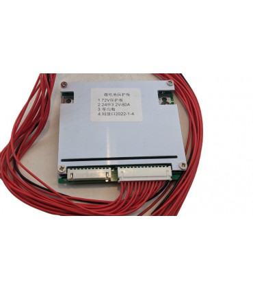 Плата BMS LiFePo 24S 72V 80A симметрия (19424)