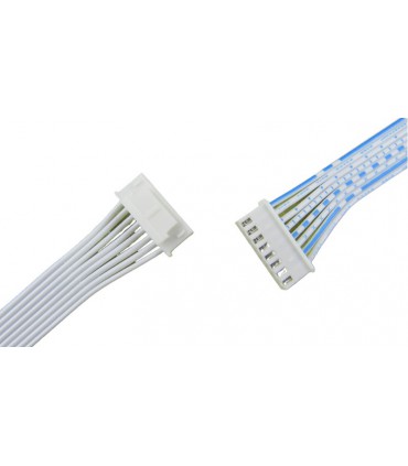 Шлейф кабель XHB2.54 с зажимом 8pin 20см (18677)