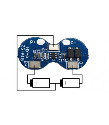 Плата защиты литиевого аккумулятора BMS Li-Ion 8.4V 4A (16264)