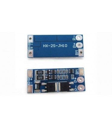 Плата защиты заряда разряда балансир BMS LiIon 2S 7.4V 8.4V 10A (15032)