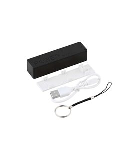 Power Bank Портативная Зарядка 1*18650 черный (10445)