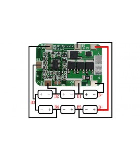 Плата защиты аккумулятора Li-Ion 6S 22.2V под 18650 14А без баланса (16845) Плата защиты аккумулятора Li-Ion 6S 22.2V под 18650 14А без баланса (16845)