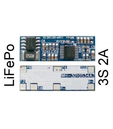 Плата защиты заряда разряда 3*LiFePo 9.6V 10.8V 2A (14303)
