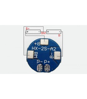 Контроллер заряда фонарика Li-Ion 8.4V 7A 17.5*17.5*3.5мм (12780)
