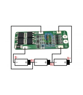 Плата заряда разряда Li-Ion 3*18650 12.6V 15A (12812) Плата заряда разряда Li-Ion 3*18650 12.6V 15A (12812)