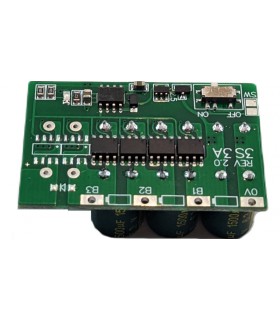 Универсальный активный конденсаторный балансир LiIon LiFePo LTO 3S 3A (19267)