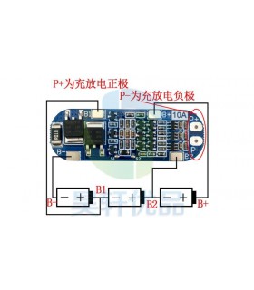 Контроллер заряда разряда 3х Li-Ion 18650 12.6V 10A (12215) Контроллер заряда разряда 3х Li-Ion 18650 12.6V 10A (12215)