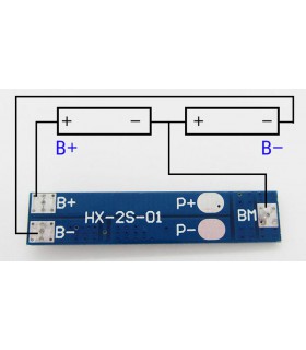 Контроллер заряда разряда 2-х Li-Ion 18650 8.4V 7A (11398) Контроллер заряда разряда 2-х Li-Ion 18650 8.4V 7A (11398)