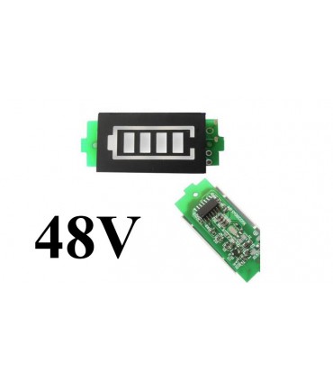 Индикатор заряда разряда 13х18650 48V 3х2см (10768)