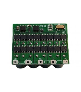 Универсальный активный конденсаторный балансир LiIon LiFePo LTO 4S 6A (19266)