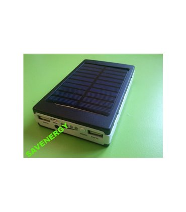 Power Bank 5*18650 2.1A фонарь солнечная батарея 13000mAh (10632)