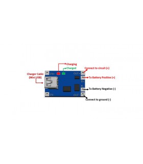 Контроллер заряда разряда для li-ion аккумуляторов TP4056 (10538) Контроллер заряда разряда для li-ion аккумуляторов TP4056 (10538)