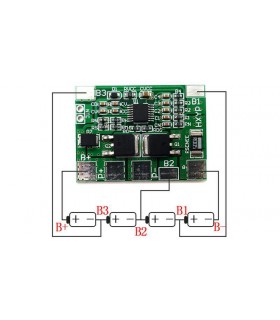 Плата защиты аккумулятора ферум LiFePo 12.8v 4S 8A (16594) Плата защиты аккумулятора ферум LiFePo 12.8v 4S 8A (16594)