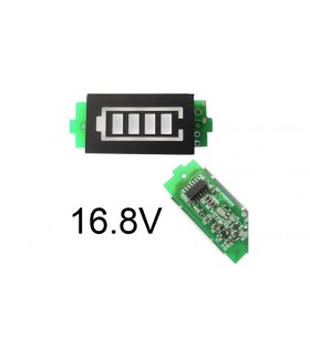 Индикатор заряда разряда 4х18650 16.8V 3х2см (10766) Индикатор заряда разряда 4х18650 16.8V 3х2см (10766)