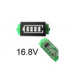 Индикатор заряда разряда 4х18650 16.8V 3х2см (10766) Индикатор заряда разряда 4х18650 16.8V 3х2см (10766)