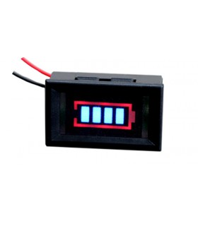Индикатор заряда питания аккумулятора 12V синий (11613) Индикатор заряда питания аккумулятора 12V синий (11613)