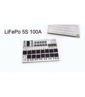 Плата защиты балансир BMS LiFePo 5S 16V 100A (14987) Плата защиты балансир BMS LiFePo 5S 16V 100A (14987)