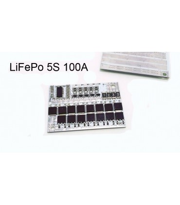 Плата защиты балансир BMS LiFePo 5S 16V 100A (14987)