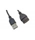 Кабель переходник папа-мама USB удлинитель 1м (15883)