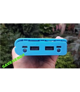 LCD Power Bank Портативная Зарядка 8*18650 2.1A (10106)