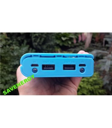 LCD Power Bank Портативная Зарядка 8*18650 2.1A (10106)