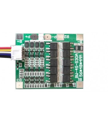 Контроллер защиты заряда разряда BMS 4S LiFePo4 30A (12928)